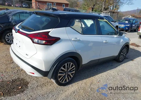 2021 Nissan Kicks Sv Xtronic Cvt из США, поврежденный, VIN 3N1CP5CV6ML487634